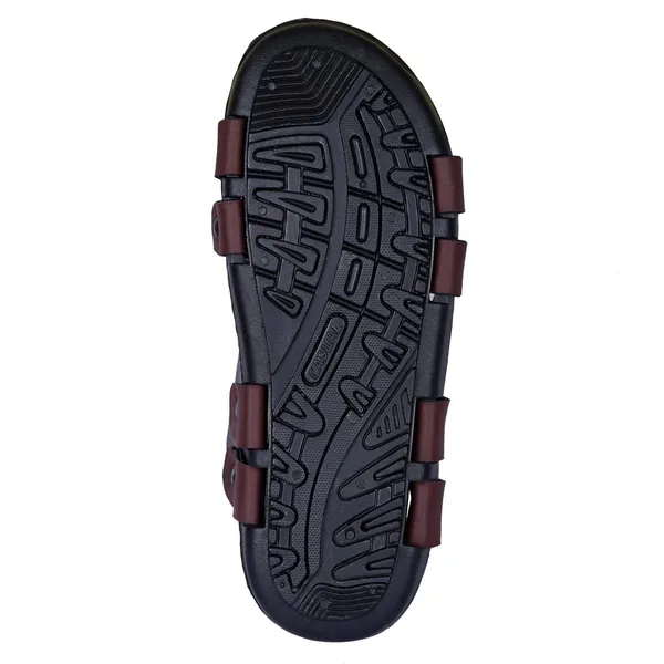 Brown_Synthetic_Leather_Sandals_For_Unisex