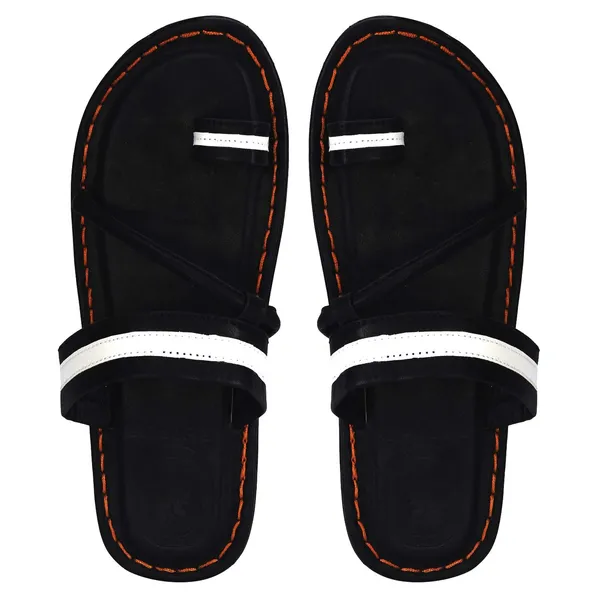 Black_Synthetic_Leather_Slippers_For_Men