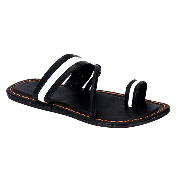 Black_Synthetic_Leather_Slippers_For_Men