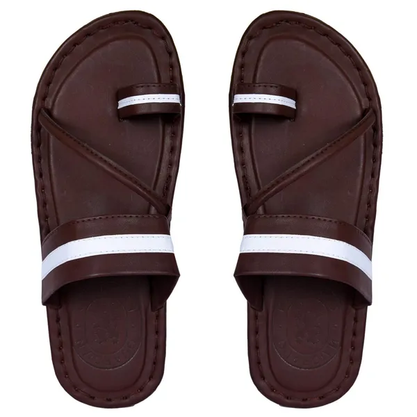 Brown_Synthetic_Leather_Sandals_For_Men
