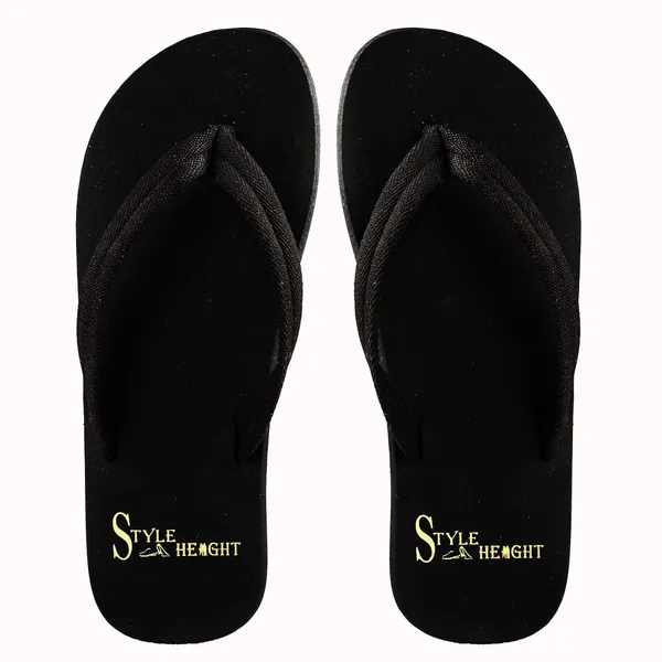Black_Synthetic_Leather_Slippers_For_Men