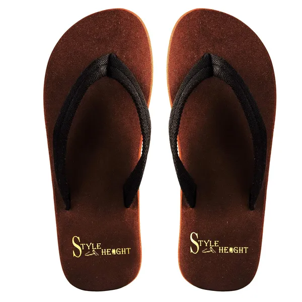 Brown_Synthetic_Leather_Slippers_For_Men