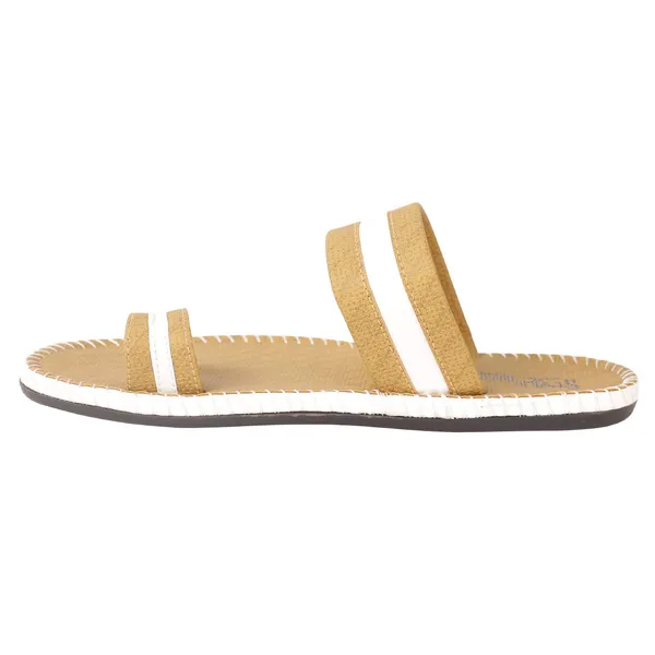 Tan_Synthetic_Leather_Flip_Flops_For_Men