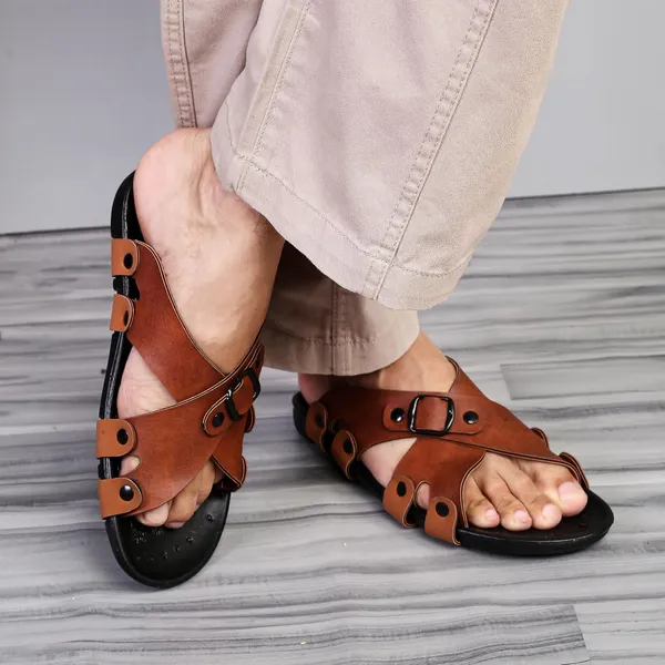 Men_Leather_Strappy_Sandals