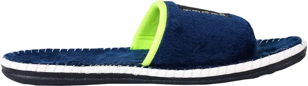 Blue_Fur_Slides_For_Men