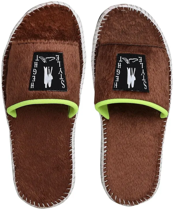 Brown_Fur_Slides_For_Men