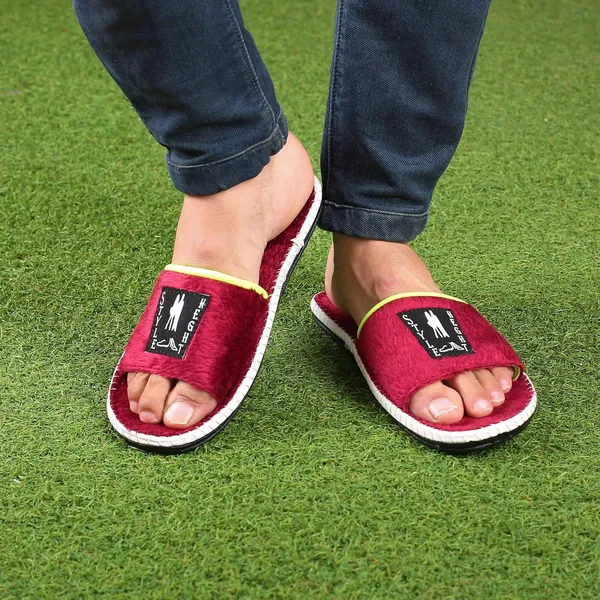 Red_Fur_Slides_For_Men