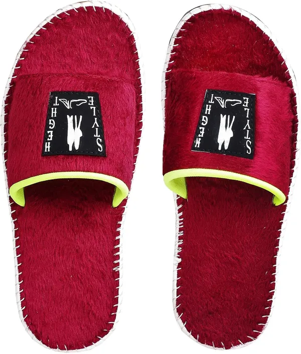 Red_Fur_Slides_For_Men