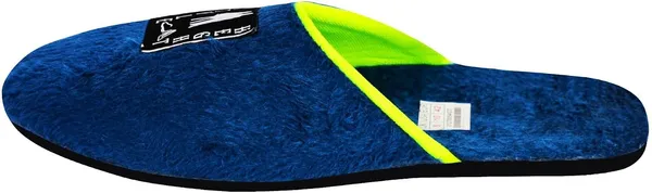 Blue_Fur_Slippers_For_Men