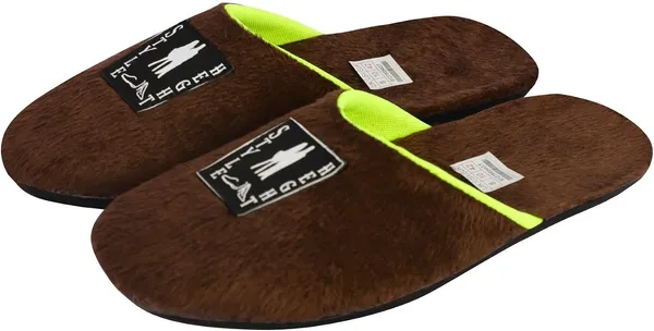 Brown_Fur_Slippers_For_Men