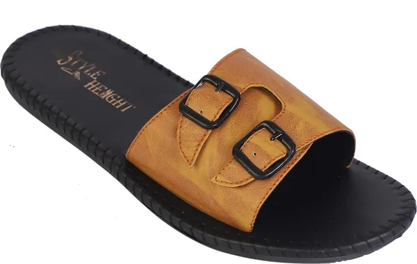 Men_Double_Buckle_Leather_Slippers