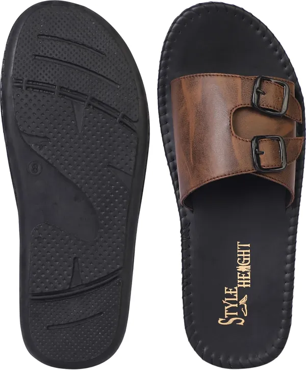 Men_Double_Buckle_Leather_Slippers