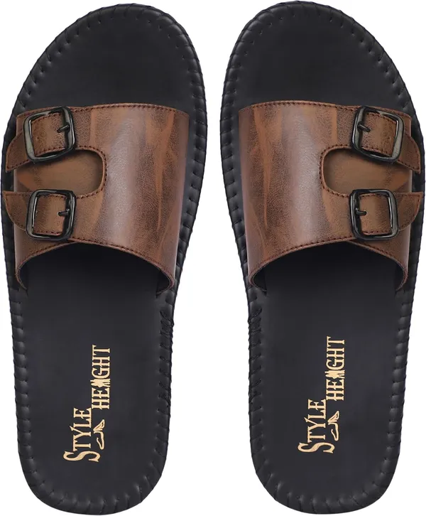 Men_Double_Buckle_Leather_Slippers