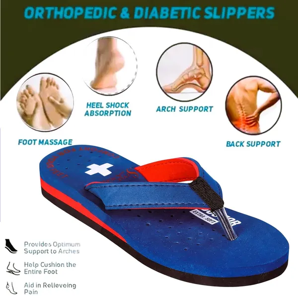 Blue_Rubber_Slippers_For_Women