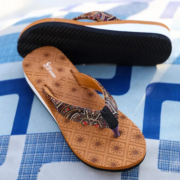 Tan_Rubber_Slippers_For_Women