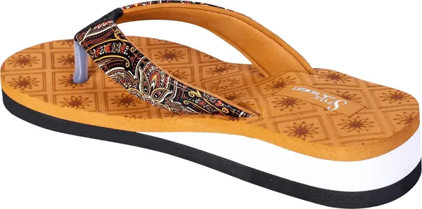 Tan_Rubber_Slippers_For_Women