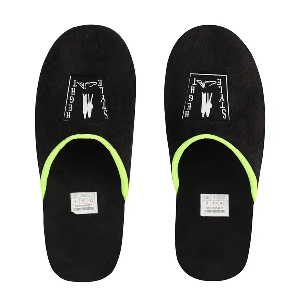 Black_Fur_Slippers_For_Men