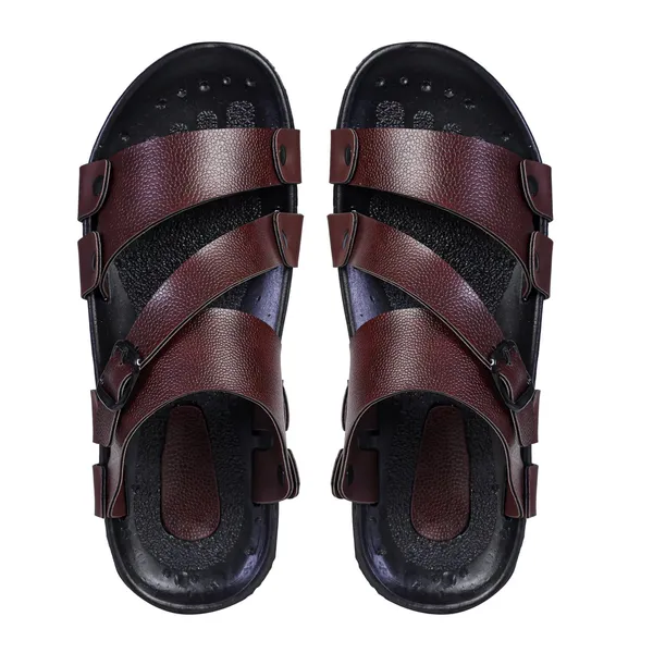 Men_Leather_Cross_Strap_Sandals