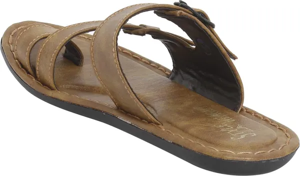 Tan_Synthetic_Leather_Sandals_For_Men