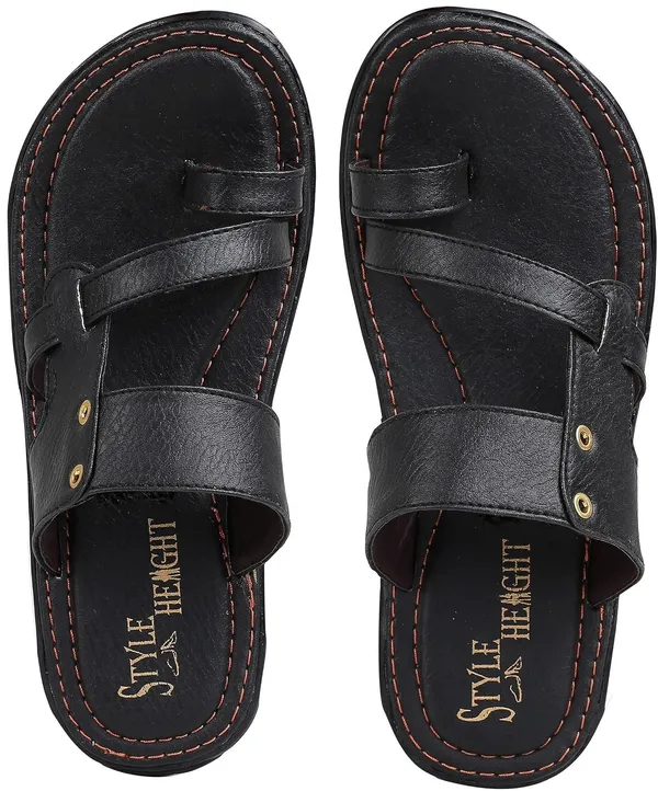 Black_Synthetic_Leather_Shoes_For_Men