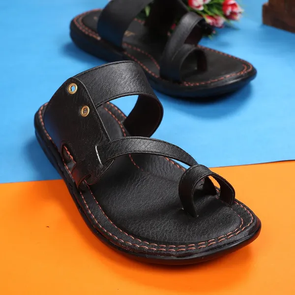 Black_Synthetic_Leather_Shoes_For_Men