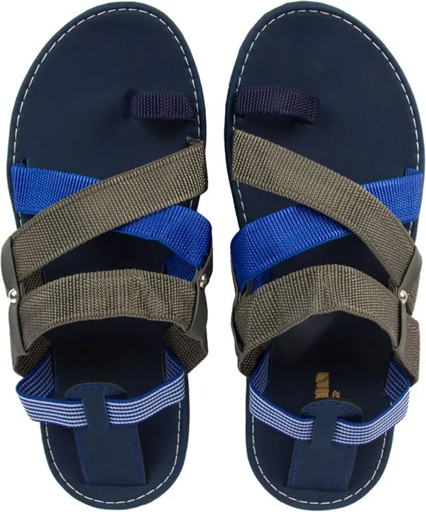 Multicolor_Synthetic_Leather_Sandals_For_Men