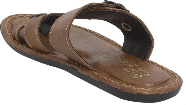 Dark_Brown_Sysnthetic_Leather_Flats_For_Men