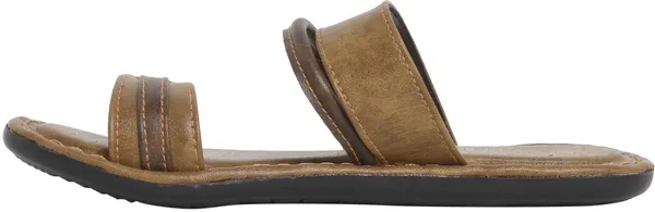 Tan_Synthetic_Leather_Flats_For_Men