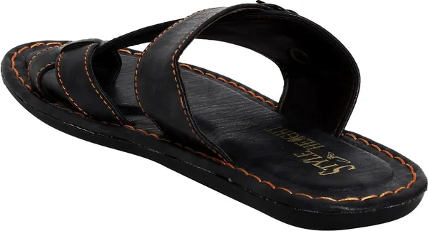 Black_Synthetic_Leather_Flats_For_Men