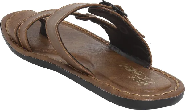Brown_Synthetic_Leather_Sandals_For_Men