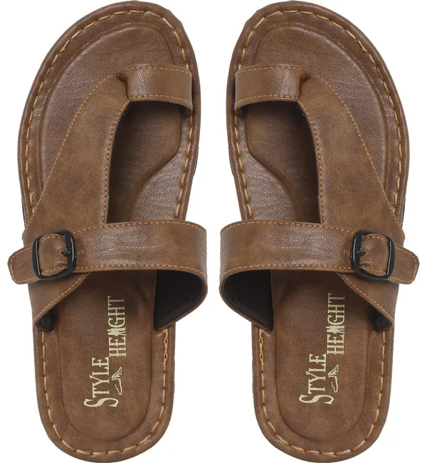 Brown_Synthetic_Leather_Flats_For_Men