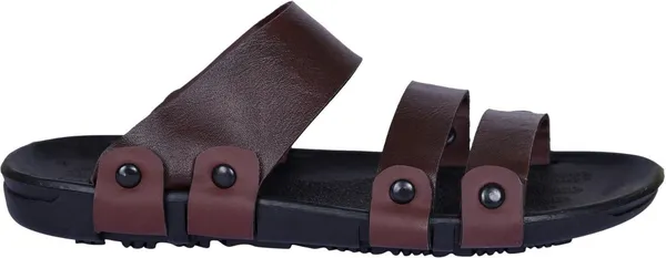 Brown_Synthetic_Leather_Sandals_For_Men