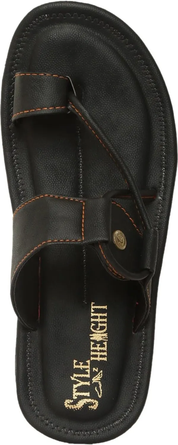 Black_Synthetic_Leather_Flats_For_Men