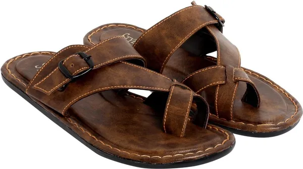 Brown_Sysnthetic_Leather_Flats_For_Men