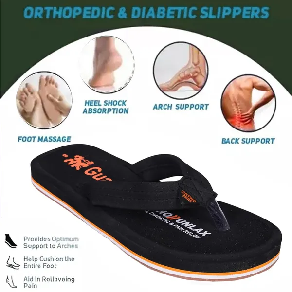 Black_And_Orange_Eva_Slippers_For_Men