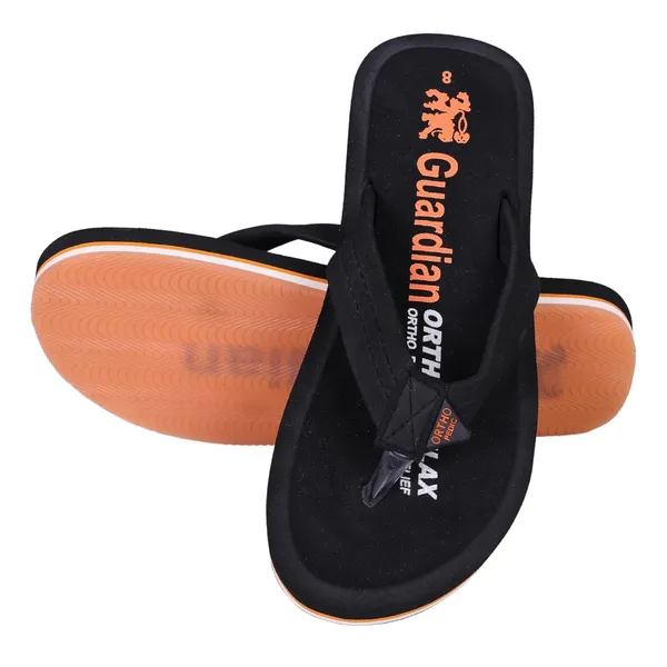 Black_And_Orange_Eva_Slippers_For_Men