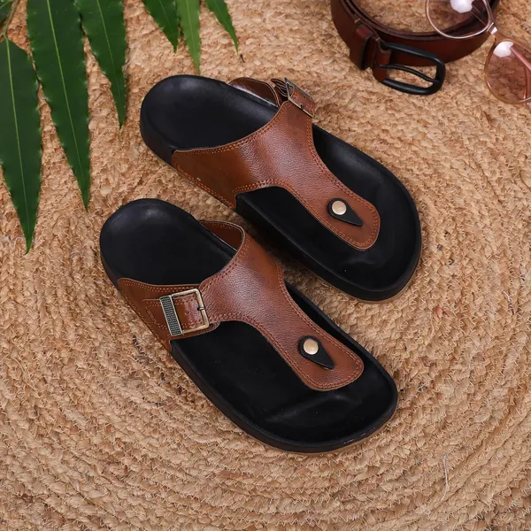 Multicolor_Synthetic_Leather_Slippers_For_Men