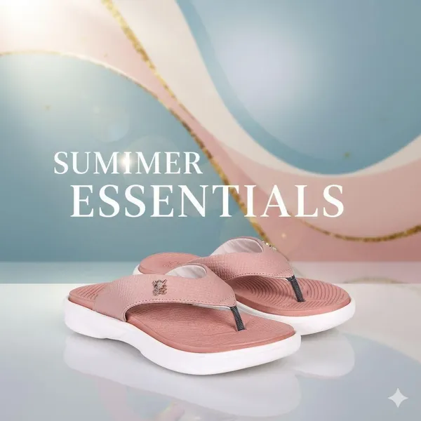 Pink_Synthetic_Leather_Slippers_For_Women