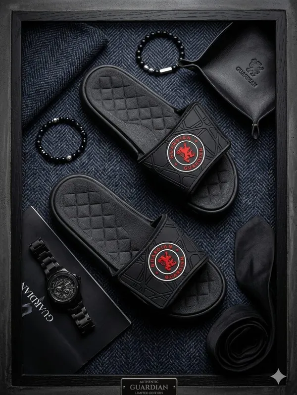 Men_Slide_Slippers_With_Quilted_Strap_And_Logo