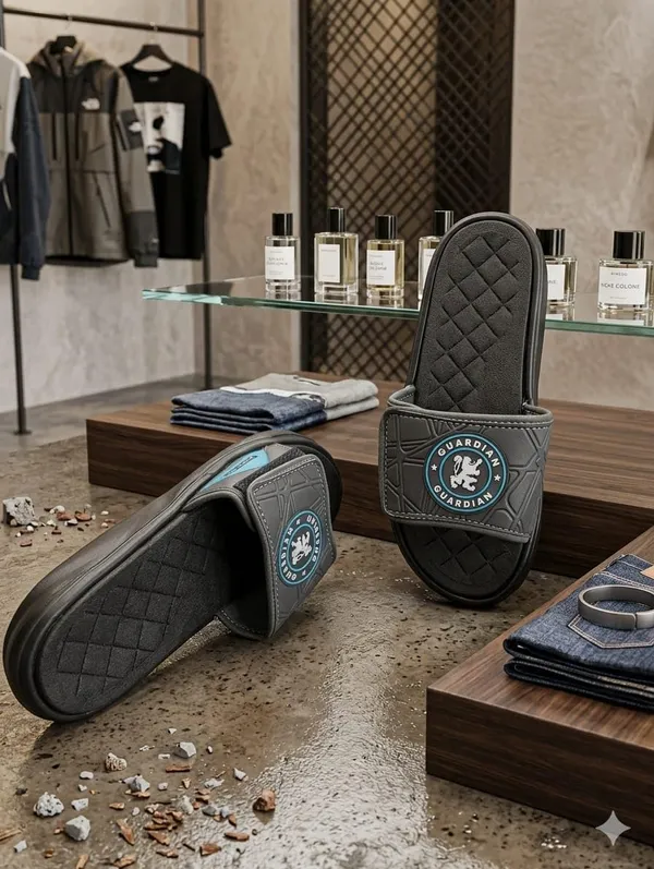 Men_Slide_Slippers_With_Quilted_Strap_And_Logo