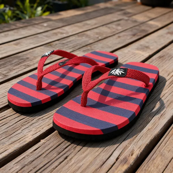 Red_Rubber_Slippers_For_Men