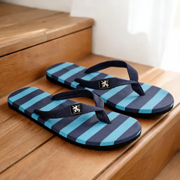 Blue_Rubber_Slippers_For_Men