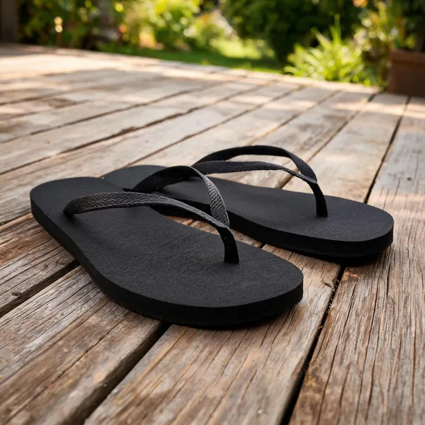 Black_Rubber_Flip_Flops_For_Men