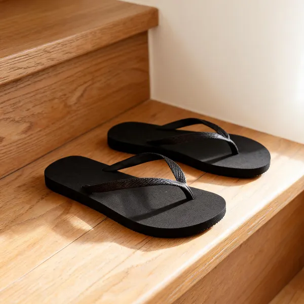 Black_Rubber_Flip_Flops_For_Men