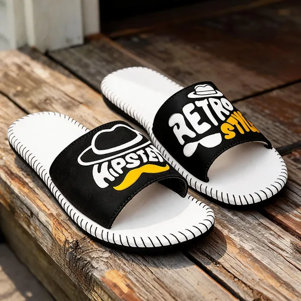 Black_And_Yellow_Eva_Flip_Flops_For_Men
