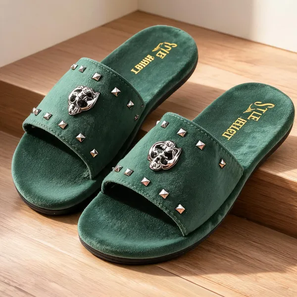 Men_Velvet_Studded_Slippers