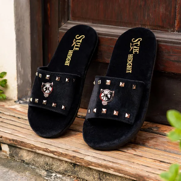 Men_Velvet_Studded_Slippers