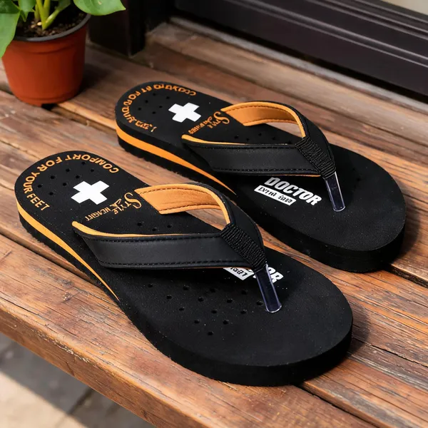Black_Rubber_Slippers_For_Women