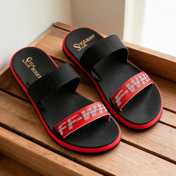 Red_Eva_Flats_For_Men