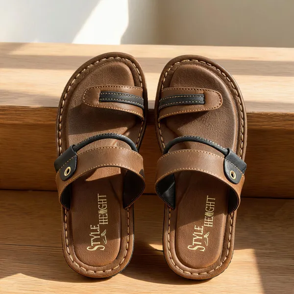 Brown_Sysnthetic_Leather_Flats_For_Men